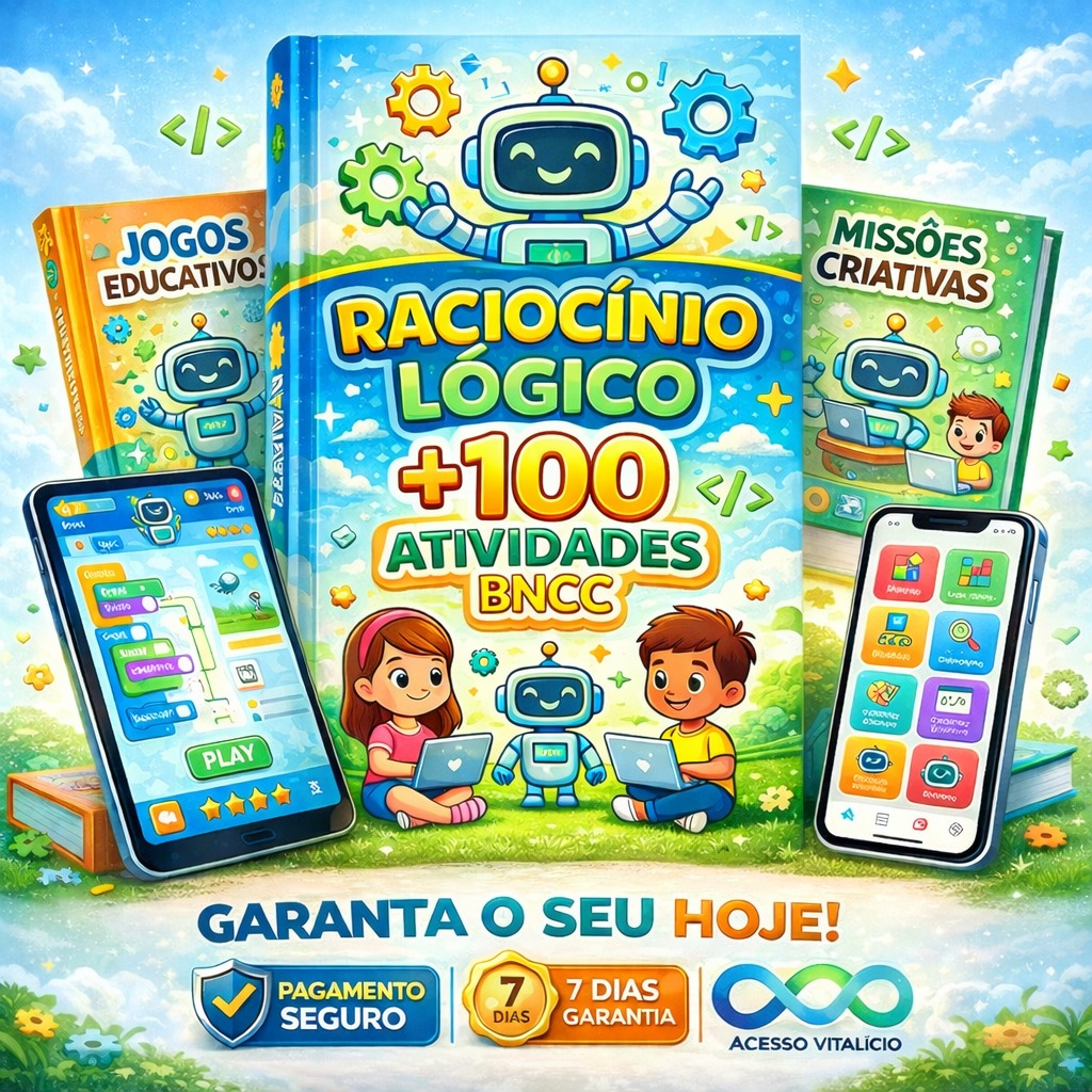 Livro Raciocínio Lógico — +100 atividades BNCC